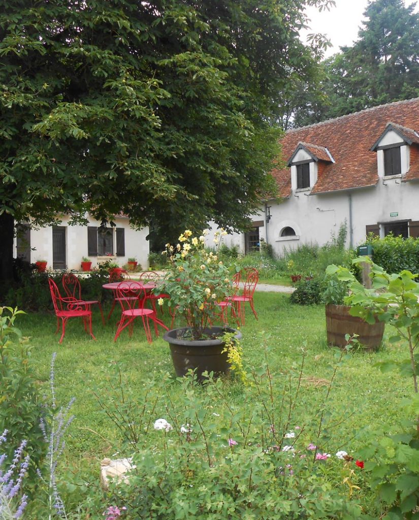 Vue extérieure de la chambre d'hôte à Pontlevoy près de Blois, la Ferme des Bordes