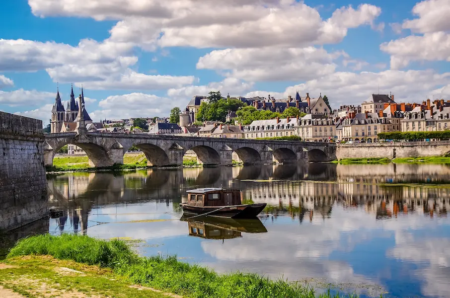 Loire au cœur de la ville de Blois