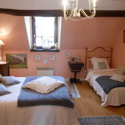 Our guest rooms 4 photo lits ferme des bordes